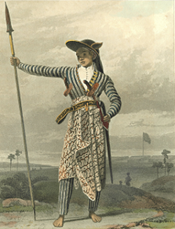 画像：資料「The history of Java 1」（1817年）