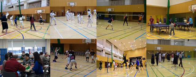 画像：さまざまなプログラムの様子