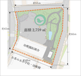 画像：錦華公園地図
