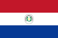 画像：パラグアイ共和国の国旗（表）
