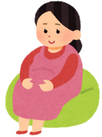 イラスト：妊婦さん