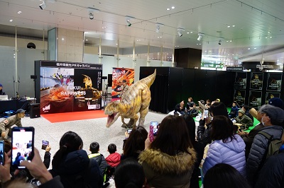 写真：大宮で行われたディノアライブの様子