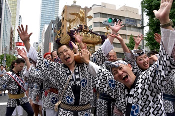 画像：令和5年神田祭の神輿宮入の様子2