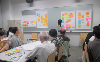 写真：アイデア発表会の様子