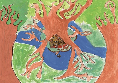 画像：「大樹にかこまれた家」小島 大空さん
