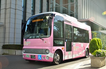 写真：地域福祉交通「風ぐるま」のバス