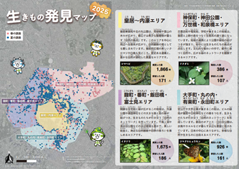 画像：千代田区生きものさがし2025結果報告うら