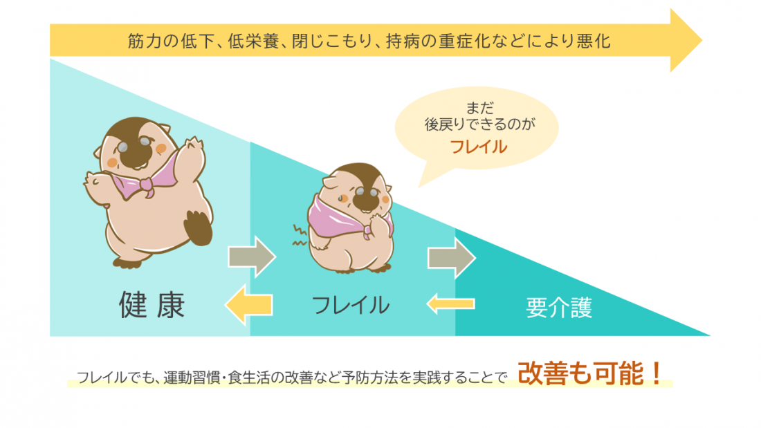 画像：フレイルのイメージ図
