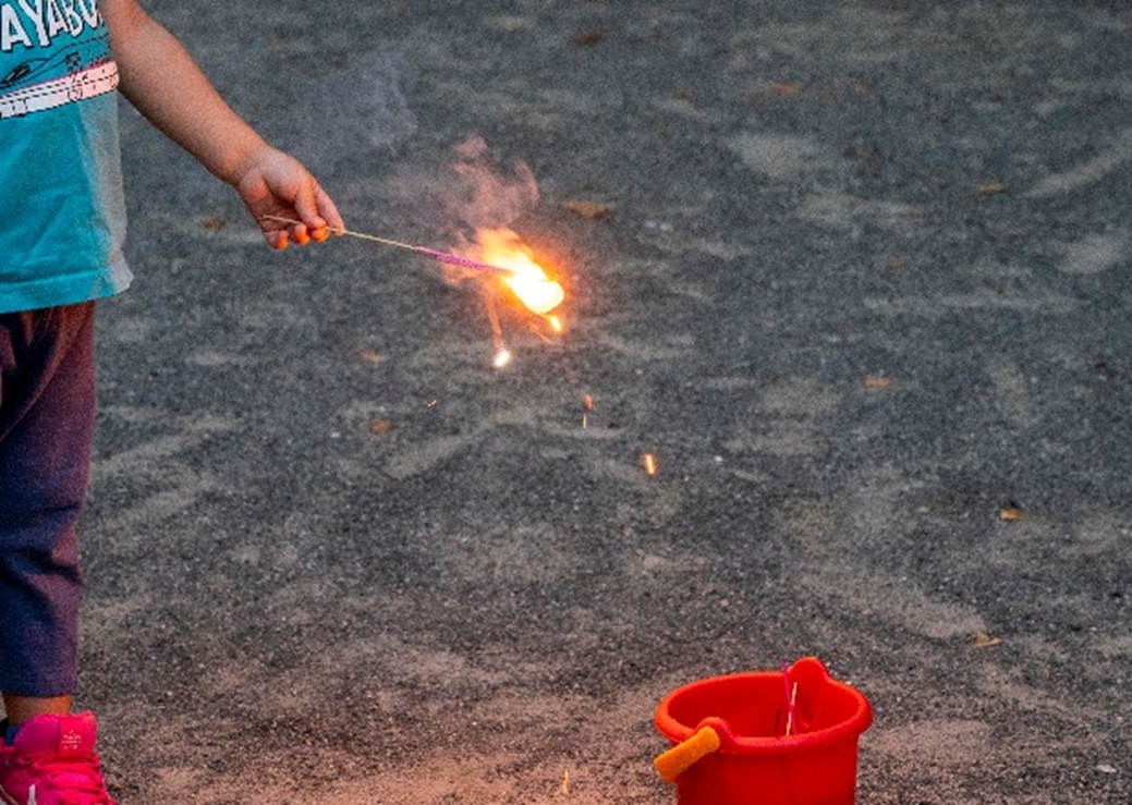 写真：手持ち花火
