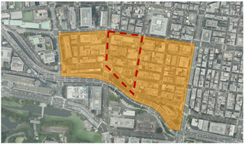画像:対象地区「神田錦町南部地区