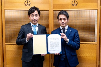 写真:協定締結式の様子