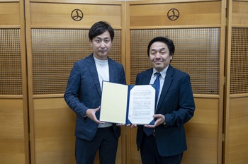 写真:協定締結式の様子