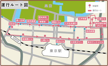 画像：運行ルート図