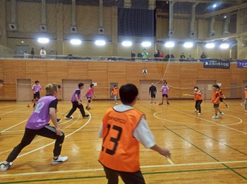 写真:ドッジビー大会の様子