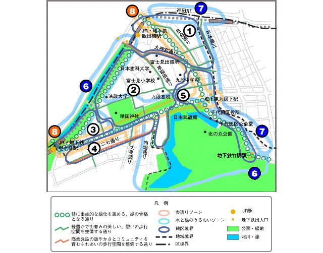 富士見地域方針図