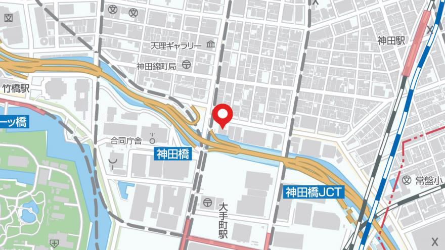 画像：内神田集会室地図