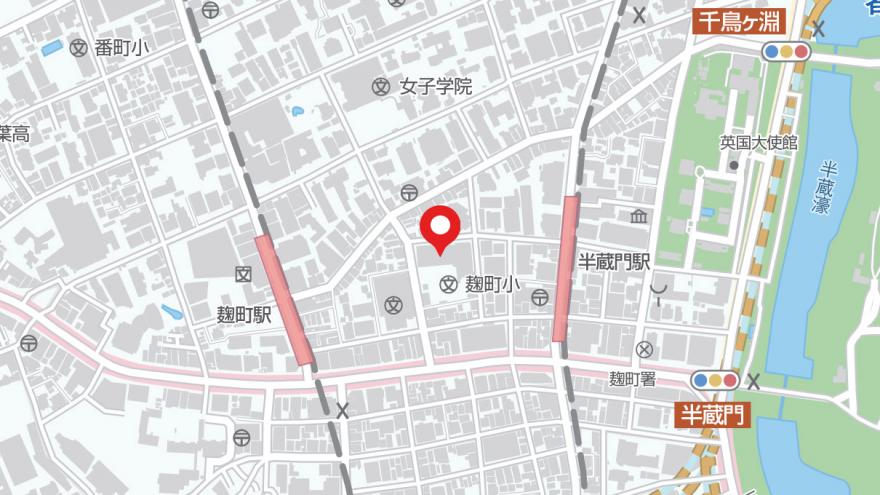 麹町幼稚園地図
