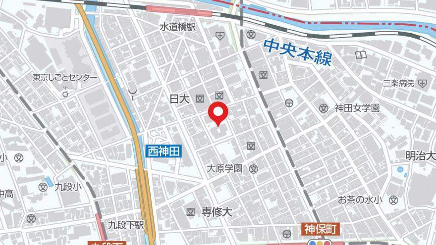 西神田児童センター地図