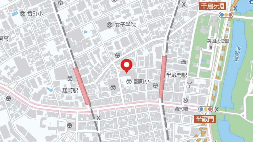 麹町小学校地図