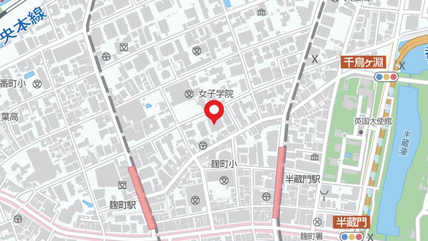 一番町特別養護老人ホーム地図