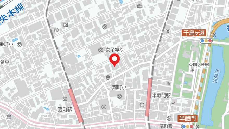 一番町高齢者在宅サービスセンター地図