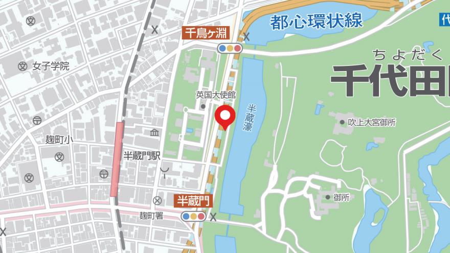 千鳥ヶ淵公園地図