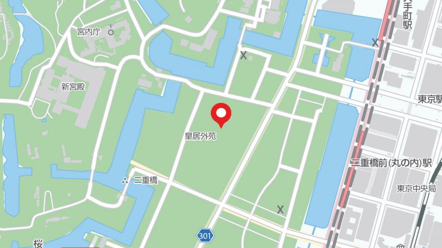 皇居外苑地図