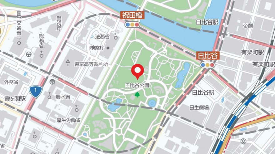 日比谷公園地図