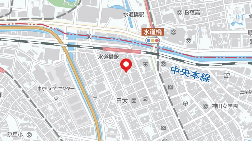 三崎町児童遊園地図