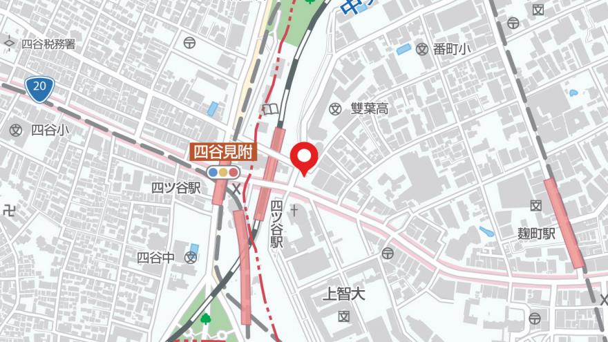 四ツ谷駅前広場地図