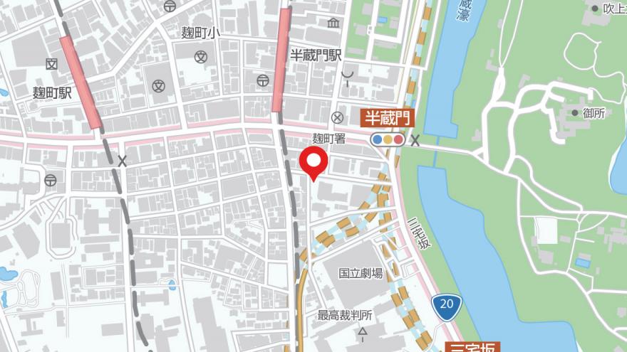 隼町広場地図