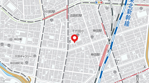 地図：神田公園出張所