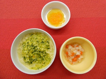 写真：離乳食